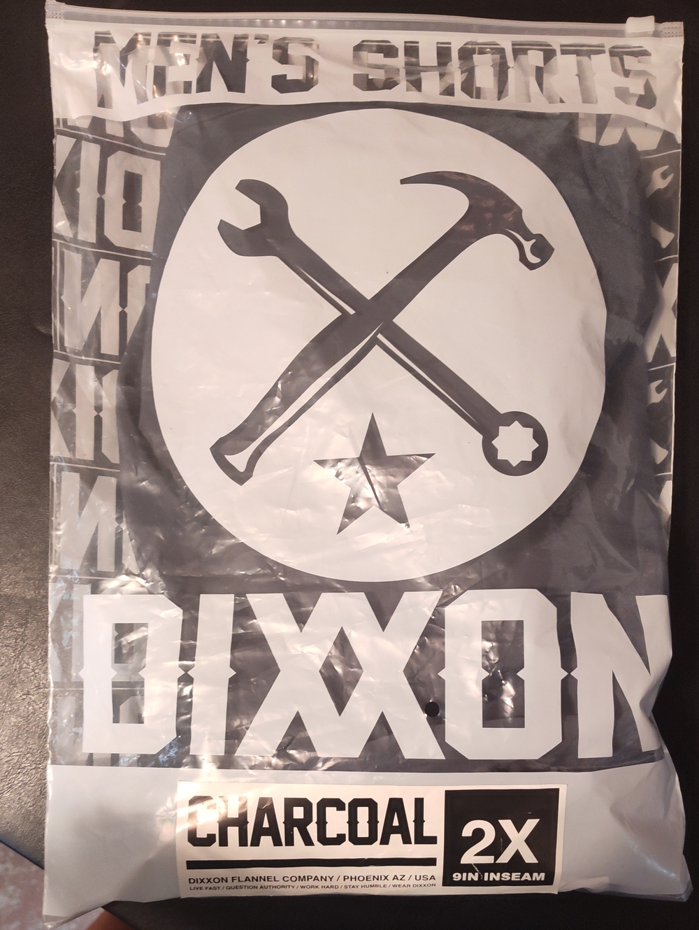 DIXXON Men's Shorts IN CHARCOAL 2X